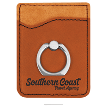 Load image into Gallery viewer, Rawhide Laserable Leatherette Phone Wallet with Silver Laserable Leatherette Phone Wallet