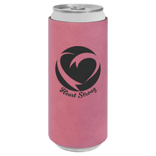 Load image into Gallery viewer, Pink Laserable Leatherette Slim Beverage Holder