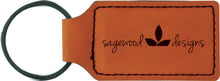 Load image into Gallery viewer, Rawhide 2 3/4" x 1 1/4" Laserable Leatherette Rectangle Keychain