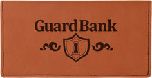 Load image into Gallery viewer, Rawhide 6 3/4" x 3 1/2" Laserable Leatherette Checkbook Cover