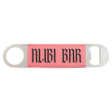 Load image into Gallery viewer, Pink 1 1/2" x 7" Laserable Leatherette Bottle Opener