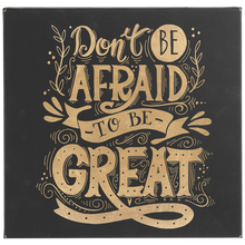 Load image into Gallery viewer, Black/Gold 10" x 10" Laserable Leatherette Wall Decor with Sawtooth Hanger