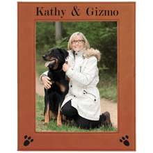 Load image into Gallery viewer, Rawhide 8" x 10" Laserable Leatherette Photo Frame