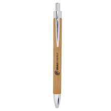 Load image into Gallery viewer, Bamboo Laserable Leatherette Pen
