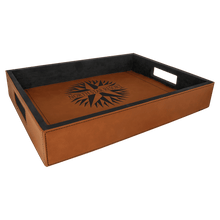 Load image into Gallery viewer, Rawhide 16" x 12" Laserable Leatherette Serving Tray
