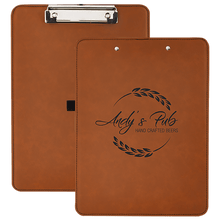Load image into Gallery viewer, Rawhide 9" x 12 1/2" Laserable Leatherette Clipboard
