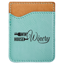 Load image into Gallery viewer, Teal Laserable Leatherette Phone Wallet
