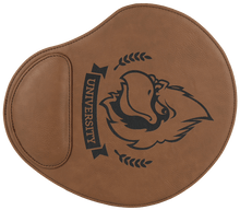 Load image into Gallery viewer, Dark Brown 9" x 10 1/4" Laserable Leatherette Mouse Pad
