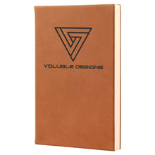 Load image into Gallery viewer, Rawhide 5 1/4" x 8 1/4" Laserable Leatherette Journal with Lined Notepad
