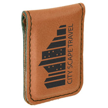 Load image into Gallery viewer, Rawhide 1 3/4" x 2 1/2" Laserable Leatherette Money Clip
