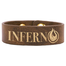 Load image into Gallery viewer, Rustic/Gold 8 1/2" x 3/4" Laserable Leatherette Youth Cuff Bracelet
