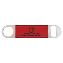 Load image into Gallery viewer, Red 1 1/2" x 7" Laserable Leatherette Bottle Opener
