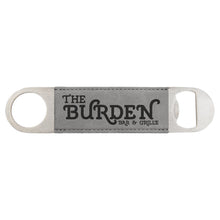Load image into Gallery viewer, Gray 1 1/2" x 7" Laserable Leatherette Bottle Opener
