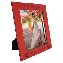 Load image into Gallery viewer, Red 8" x 10" Laserable Leatherette Photo Frame
