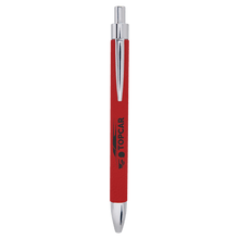 Load image into Gallery viewer, Red Laserable Leatherette Pen
