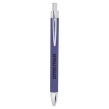 Load image into Gallery viewer, Purple Laserable Leatherette Pen

