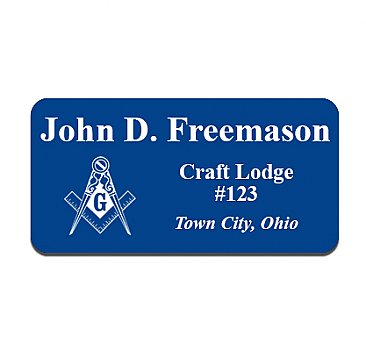 1.5x3 flat badge