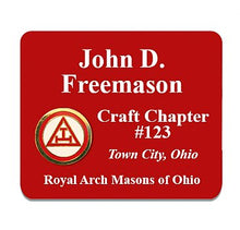 Load image into Gallery viewer, 3x3 Flat Badge with Clutch, Pin or Magnet Back add-on Medallion
