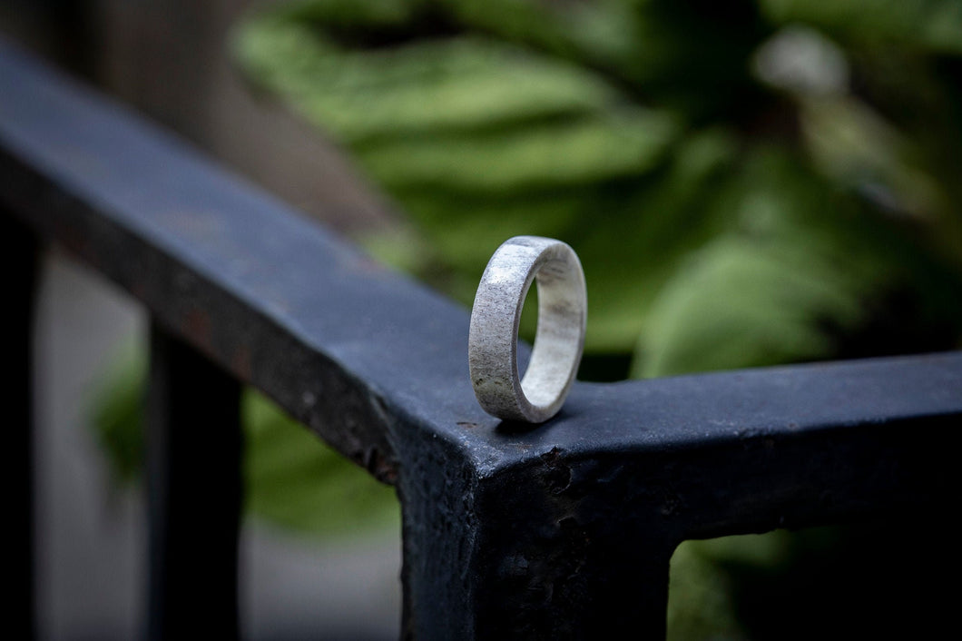 Antler Rings - Whitetail Deer Antler Band - Deer Antler Ring